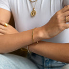 Bellyor | Women's Golden Bamboo Bangle Bracelet