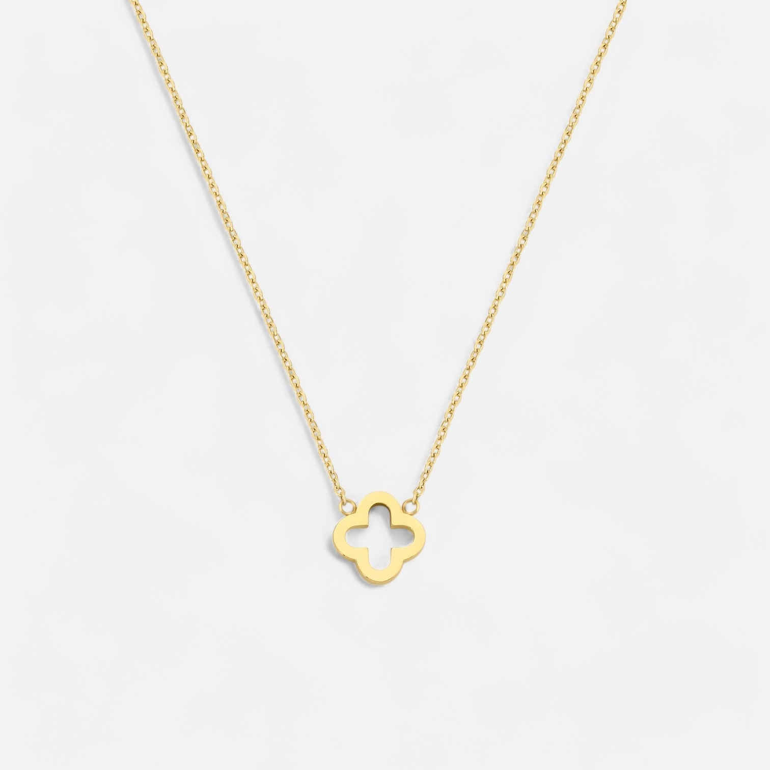 Bellyor | Women's Golden Classic Clover Pendant Necklace