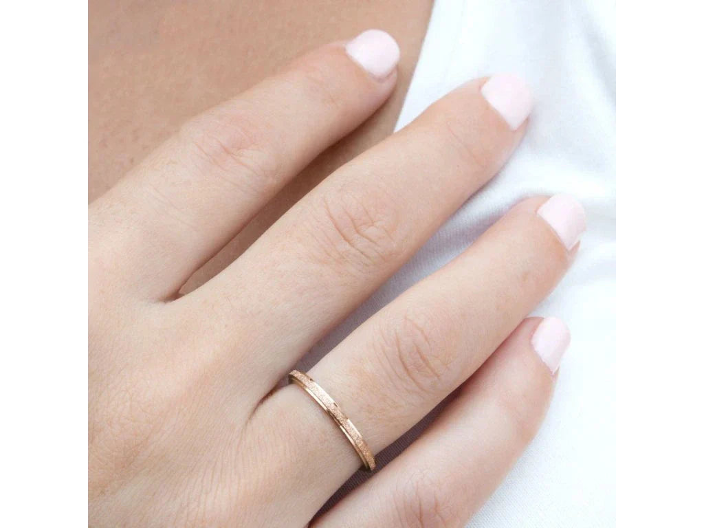 Bellyor | Women's Frosted Sterling Ring