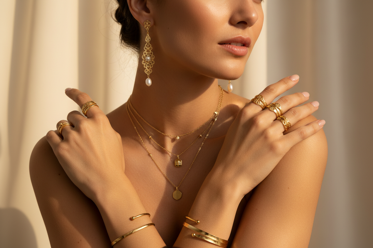 Gold jewelry Women